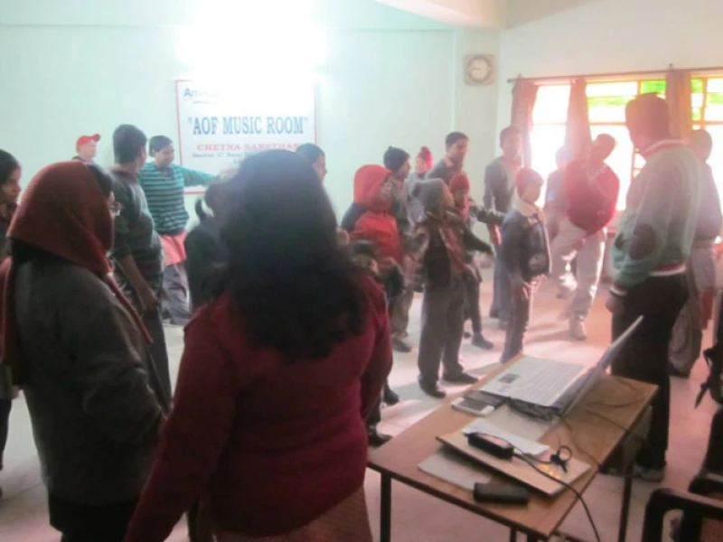 Dancing Workshop for chetna sansthan